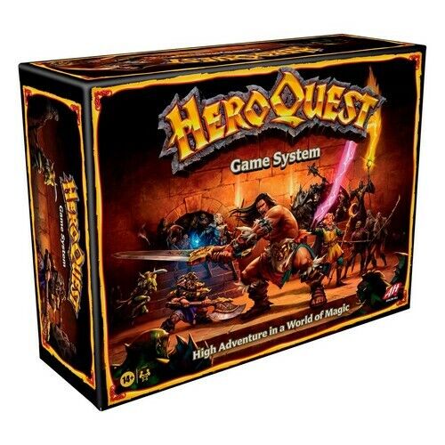 HeroQuest Game System, Boardgame, New by Hasbro, Eng