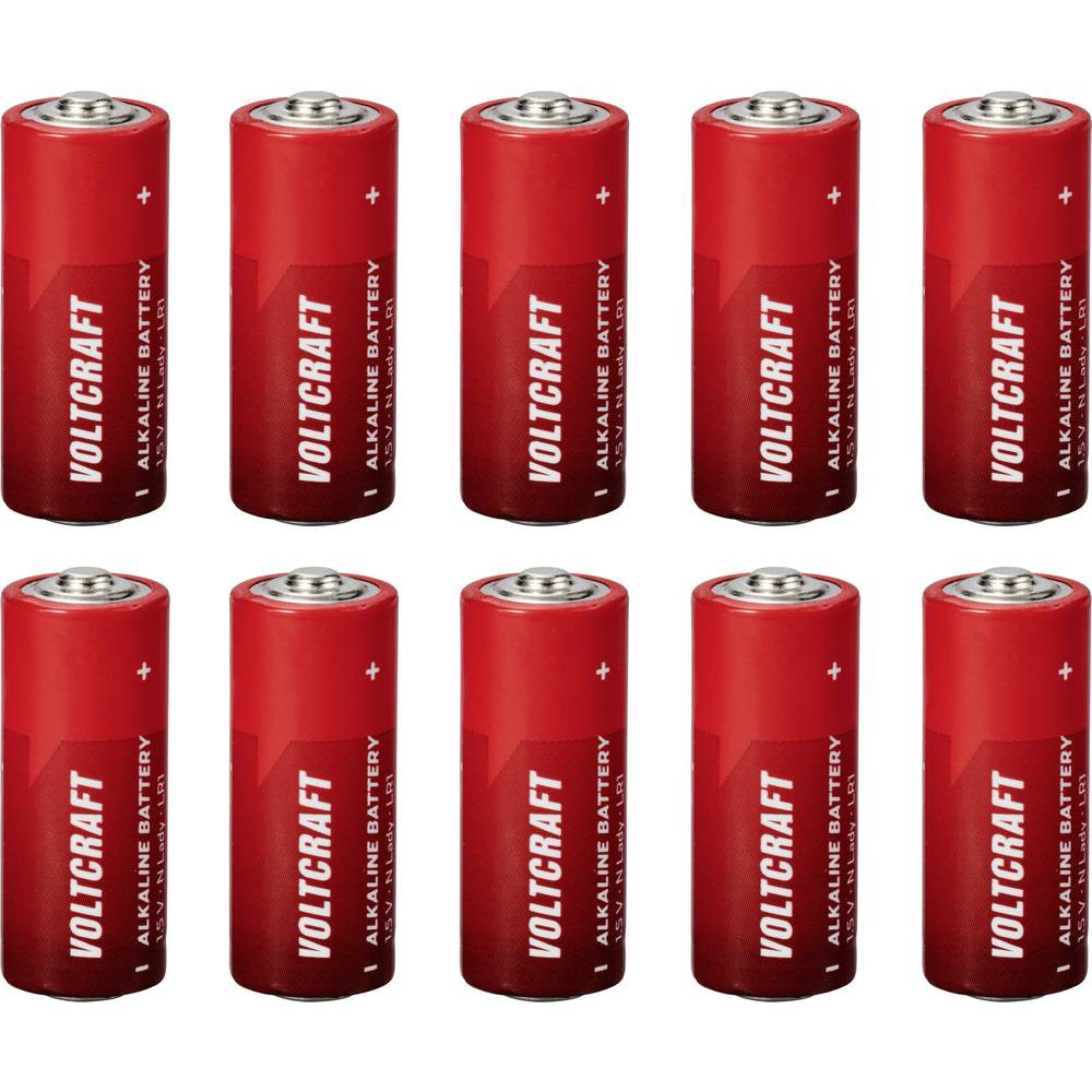VOLTCRAFT VC-16108100 Batteria (N) Alcalina/manganese 880 mAh 1.5 V 10 pz.
