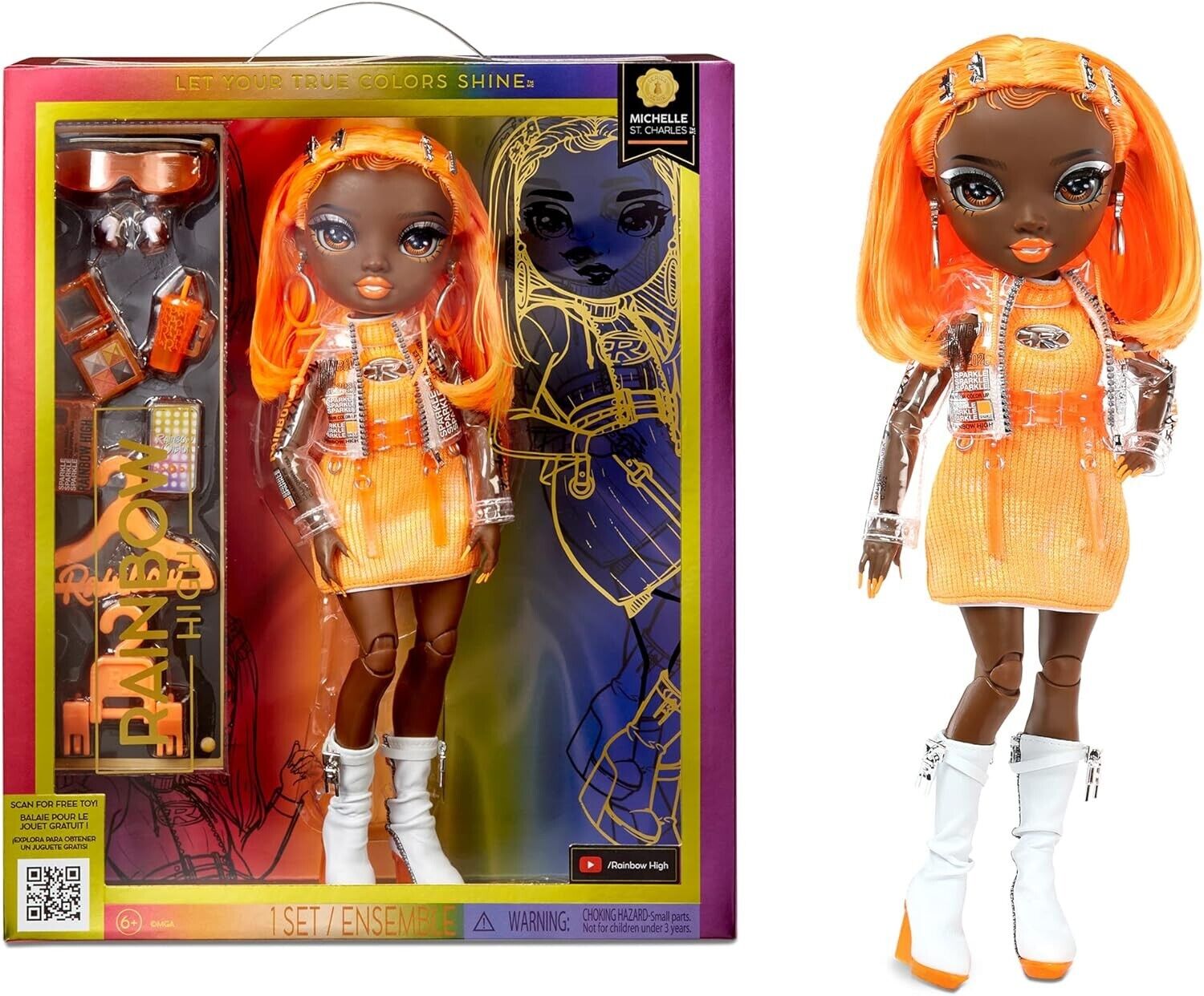 RAINBOW HIGH BAMBOLA ALLA MODA MICHELLE ST. CHARLES