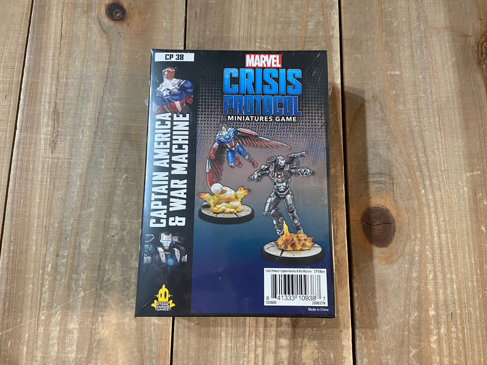 Marvel Crisis Protocol - CAPTAIN AMERICA E WAR MACHINE Atomic Mass Games Inglese
