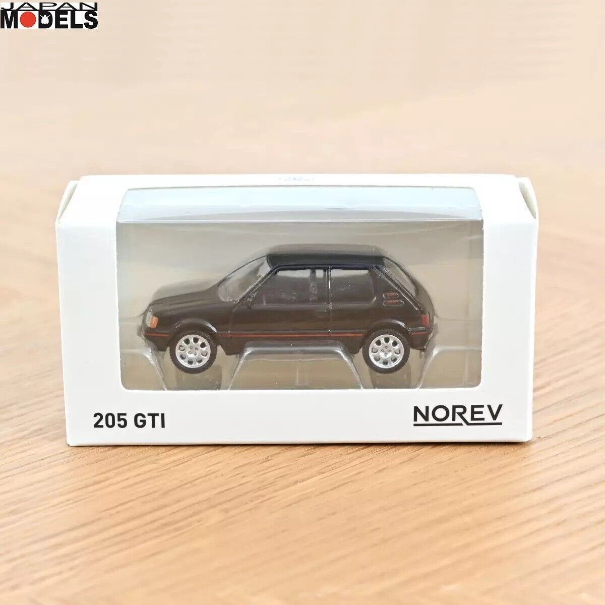 PEUGEOT 205 GTI Black - Nero Norev 310527 Die Cast 1/54 Nuovo New