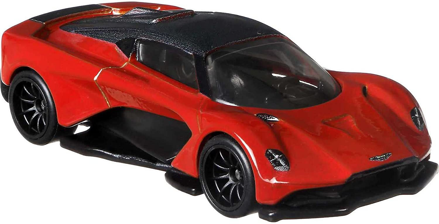 BOX ROTTO Auto ASTON MARTIN VALHALLA CONCEPT Rossa 1:64 Hot Wheels GRJ75