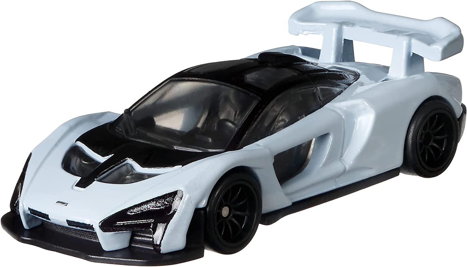 McLAREN SENNA BOX ROTTO modello auto Scala 1/64 ORIGINALE Hot Wheels GRJ78