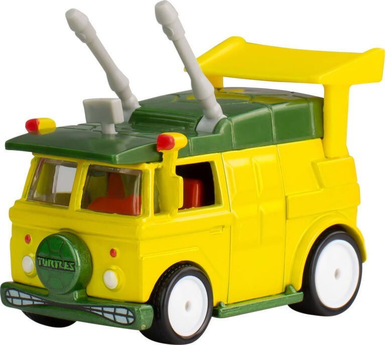 Tartarughe Ninja TMNT Modello PARTY WAGON 1:64 8cm Hot Wheels HXF04