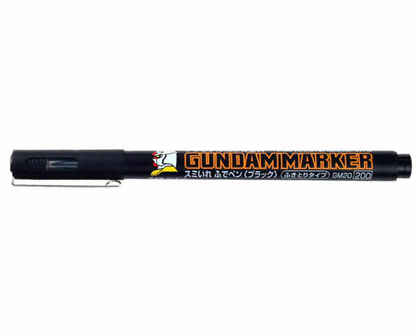 Pennarello Brush Type Black GM20 - mrhobby modellismo