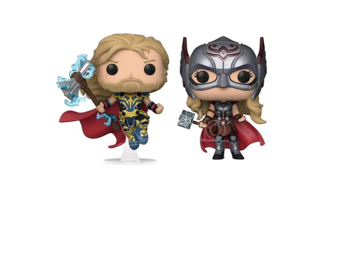 Thor: Love E Thunder Pop! Vinile Figures 2-pack Thor & Mighty Thor 9 Cm Funko