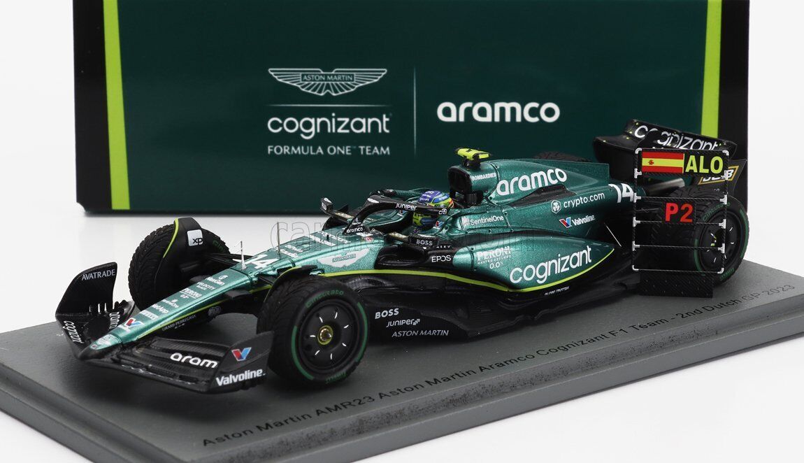 1/43 SPARK-MODEL - ASTON MARTIN - F1  AMR23 TEAM ARAMCO COGNIZANT N 14 2nd S8924