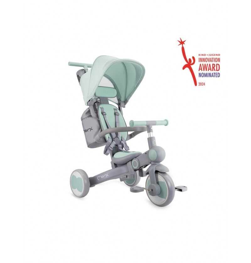 Triciclo Bambini Evolutivo 4 in 1 Green - Solivia MoMi