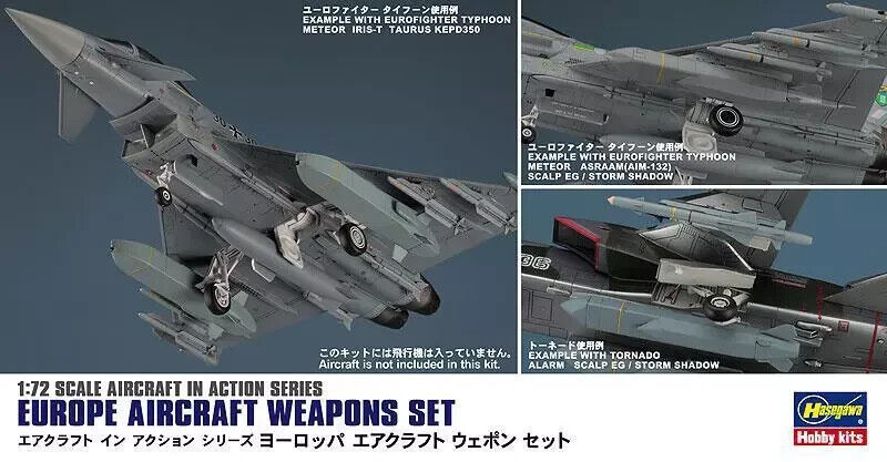 HASEGAWA  1:72 KIT ACCESSORI AEREO ARMI EUROPE AIRCRAFT WEAPONS SET 35115 X72 15
