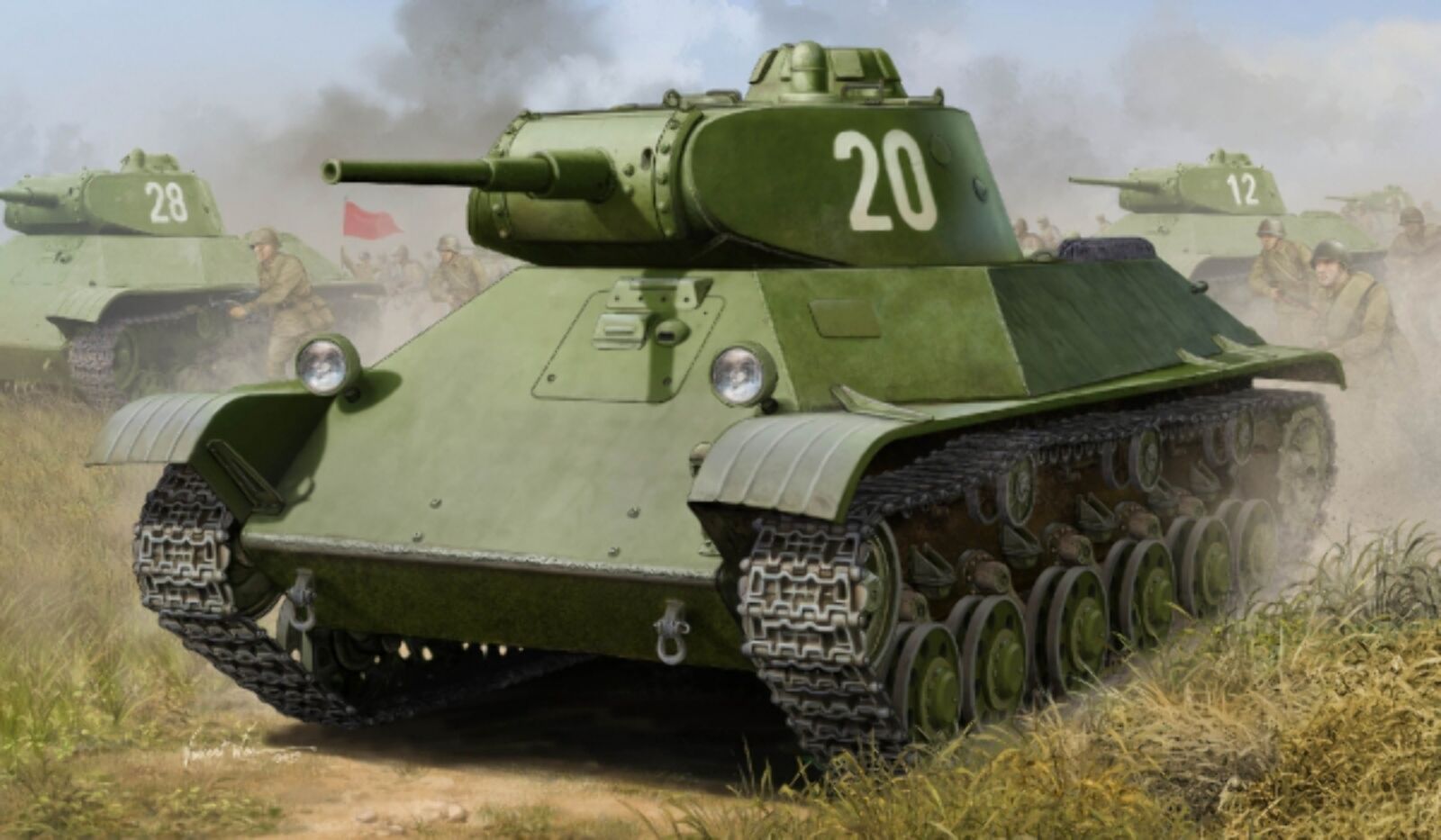 Hobby Boss RUSSIAN T-50 INFANTRY TANK - Kit montaggio 1/35 - HB 83827