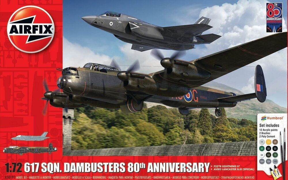 AIRFIX A50191 MODELLO DAMBUSTERS 80° ANNIVERSARIO - SET REGALO 1/72