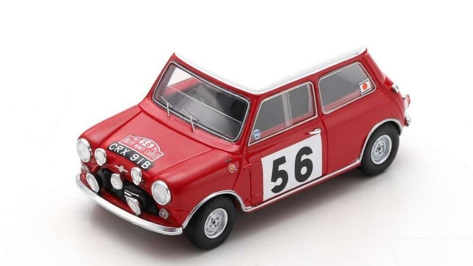 Spark Model BMC COOPER S N.56 MONTE CARLO 1965 P.HOPKIRK-H.LIDDON 1:43