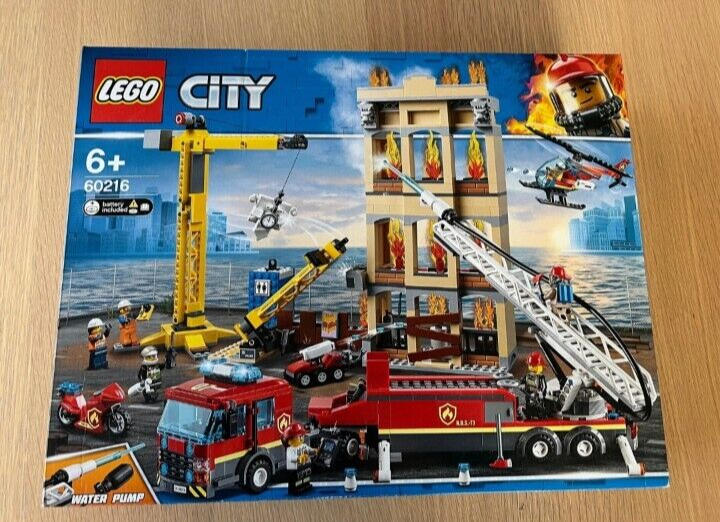 Lego City 60216 Missione Antincendio in Città Nuovo City Downtown Fire Brigade