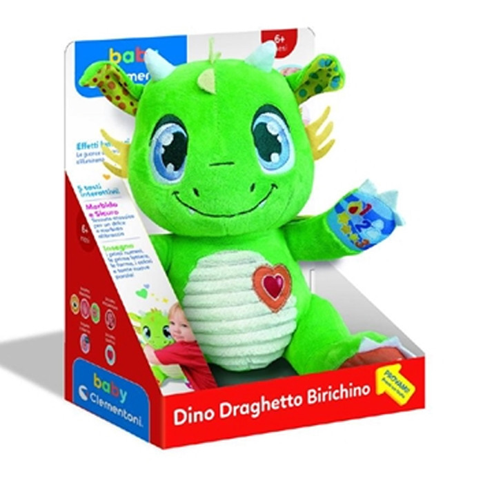 DINO DRAGHETTO INTERATTIVO PRIMA INFANZIA BABY CLEMENTONI 17392