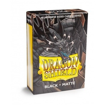 Dragon Shield - Bustine protettive Small Japanese Matte Black (60 bustine) - 111