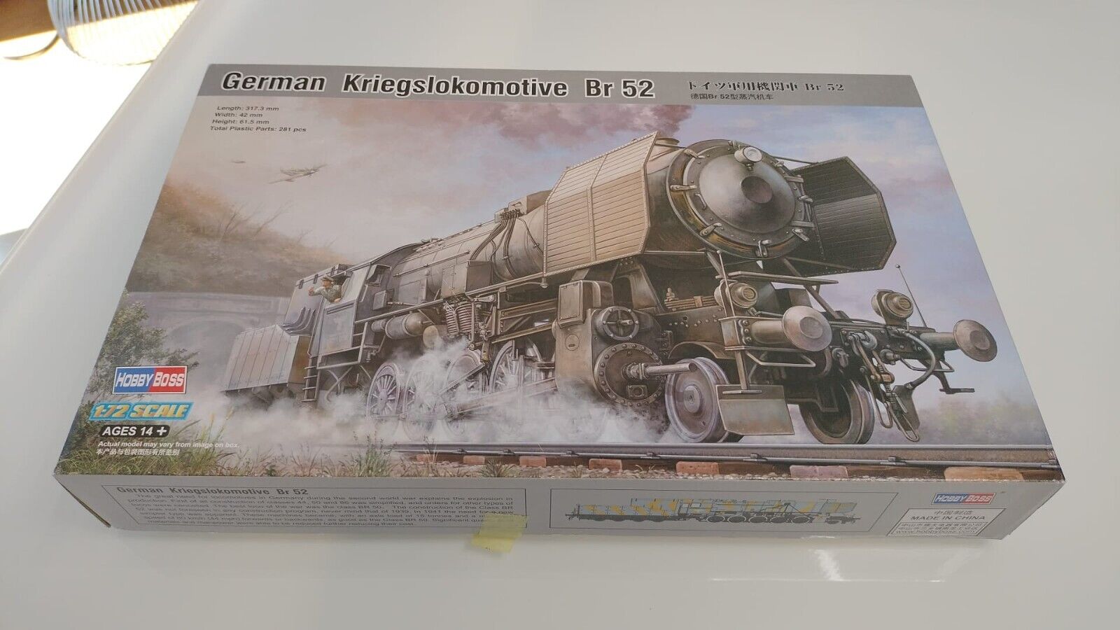 HOBBY BOSS KIT LOCOMOTIVA TEDESCA KRIEGSLOKOMOTIVE BR52 - 1/72 - ART. 82901 -E0