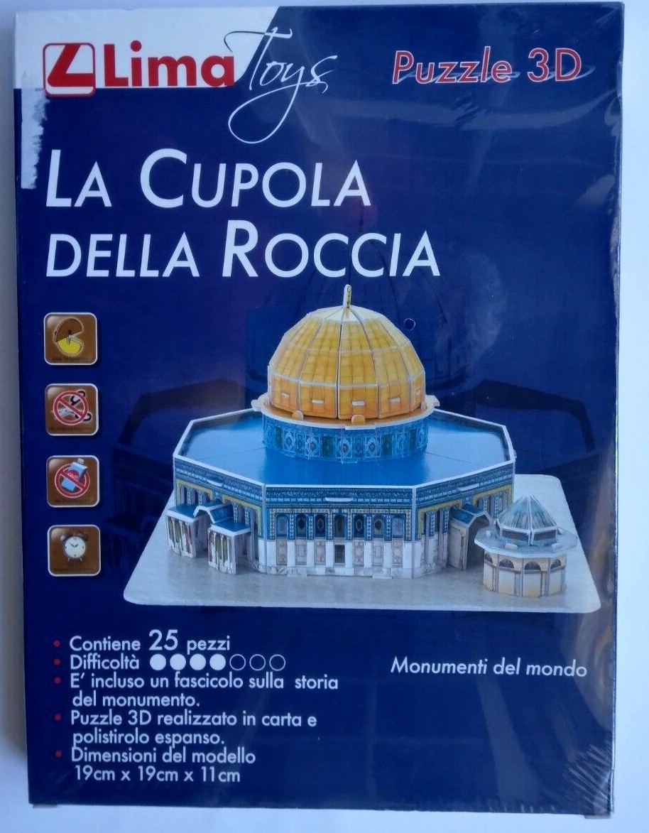 LIMA TOYS  -   PUZZLE 3D  - LA CUPOLA DELLA ROCCIA