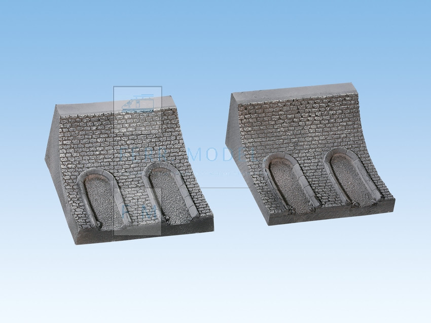 NOCH 58030 - Parete interna dritta per galleria, 2 pz. Scala H0 1:87