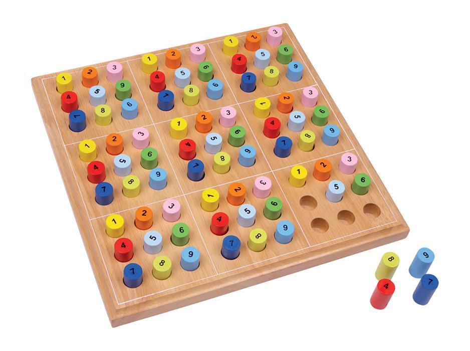 SUDOKU cm 25x25 in legno, gioco matematico