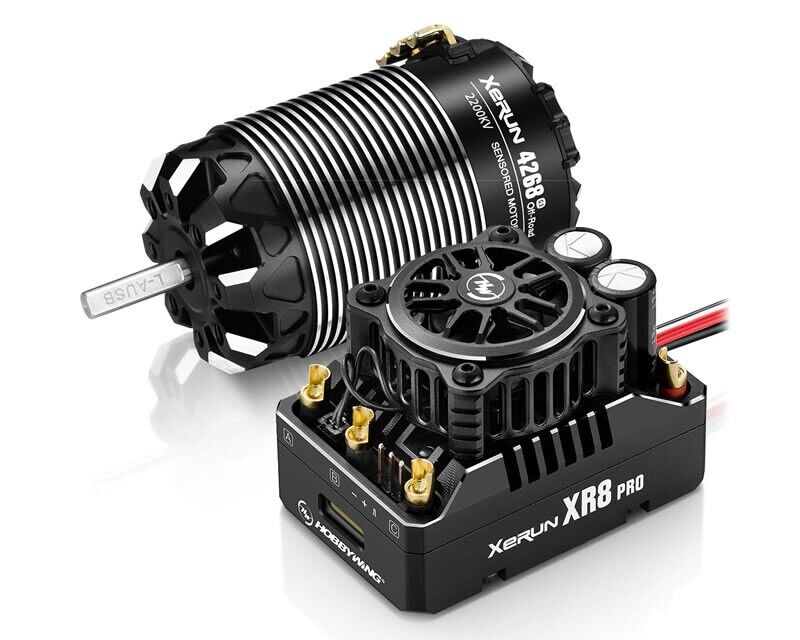 Hobbywing XERUN Combo XR8 Pro G3 + 4268 2200kV Off-Road 1:8 38020433 modellismo