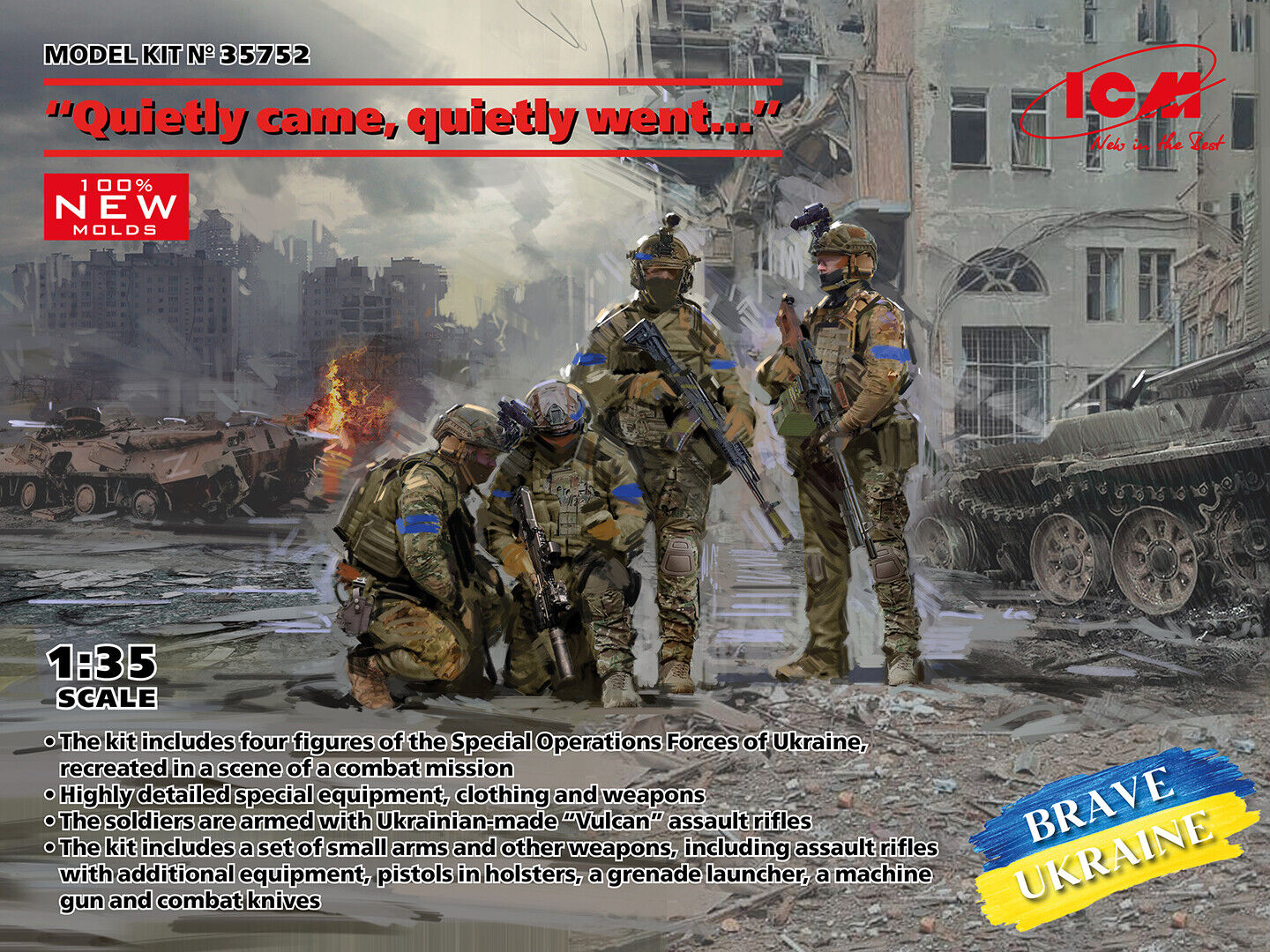 Quietly Came, Quietly Went..., Special Operations Forces Of Ukraine 1:35 Kit ICM