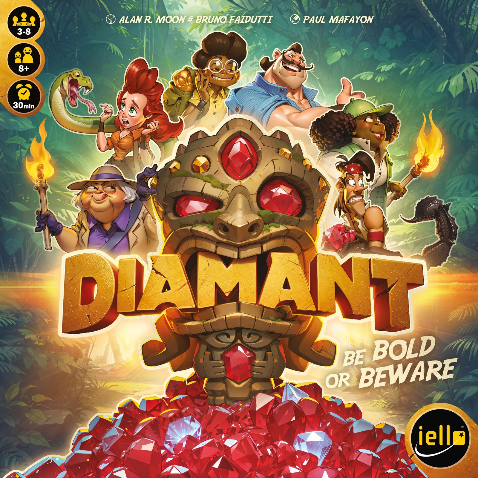 Iello   Diamant   Board Game   Ages 8+   3-8 Players   30+ Minutes Playing Time