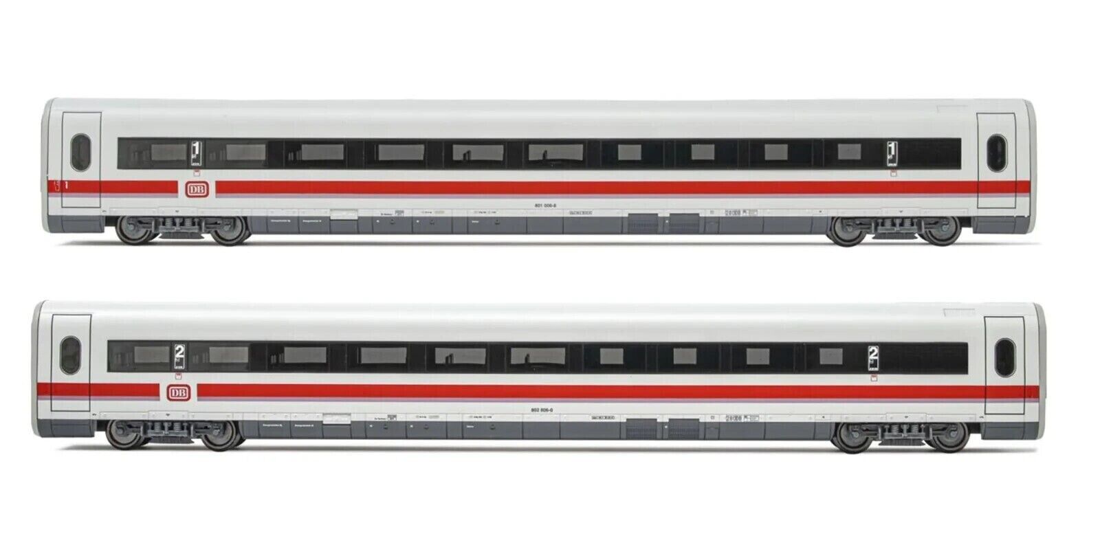 LIMA EXPERT HL4677 set di 2 carrozze aggiuntive ICE BR 401, livrea bianca/rossa,