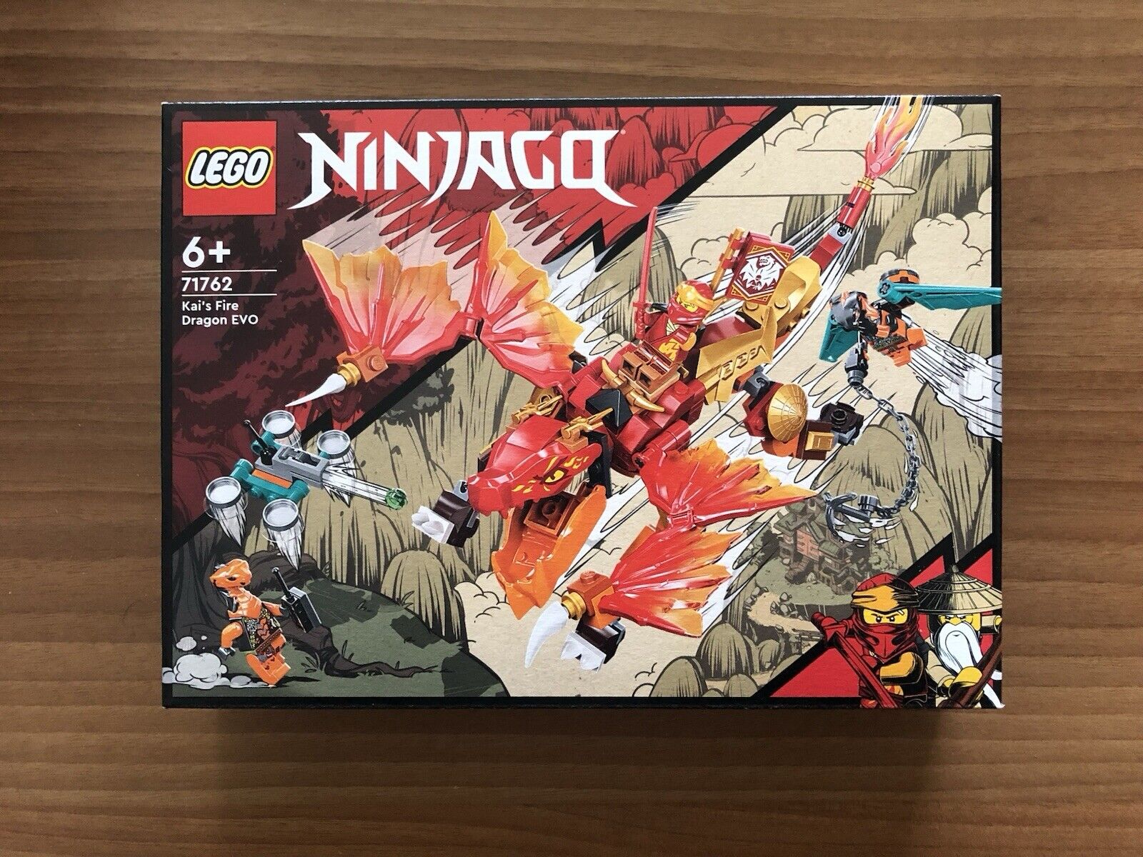 Lego 71762 Ninjago Dragone del fuoco di Kai Evolution. Kai’s fire dragon Evo