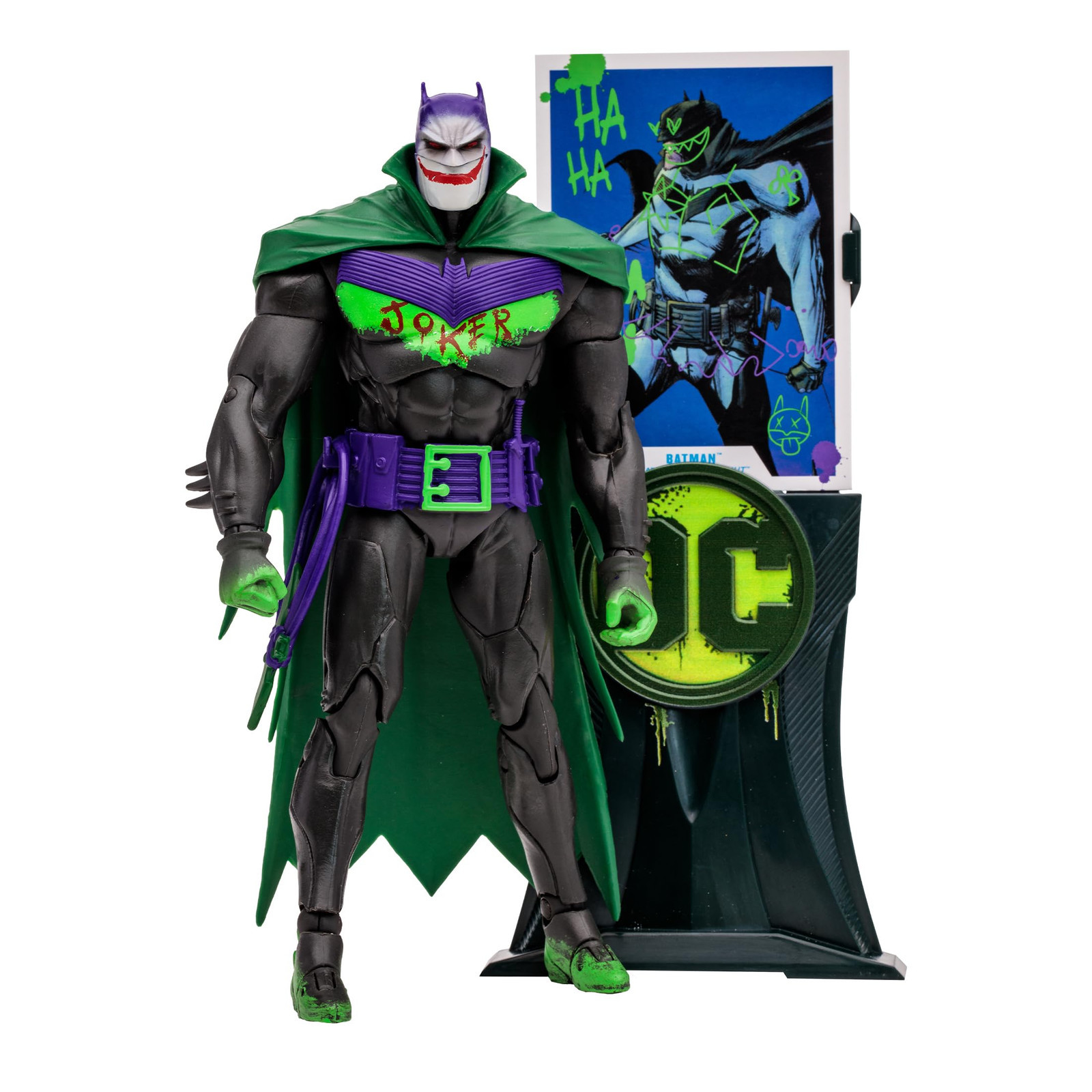 McFarlane DC Batman Jokerizado Action Figure (Batman: White Knight) Multicolore