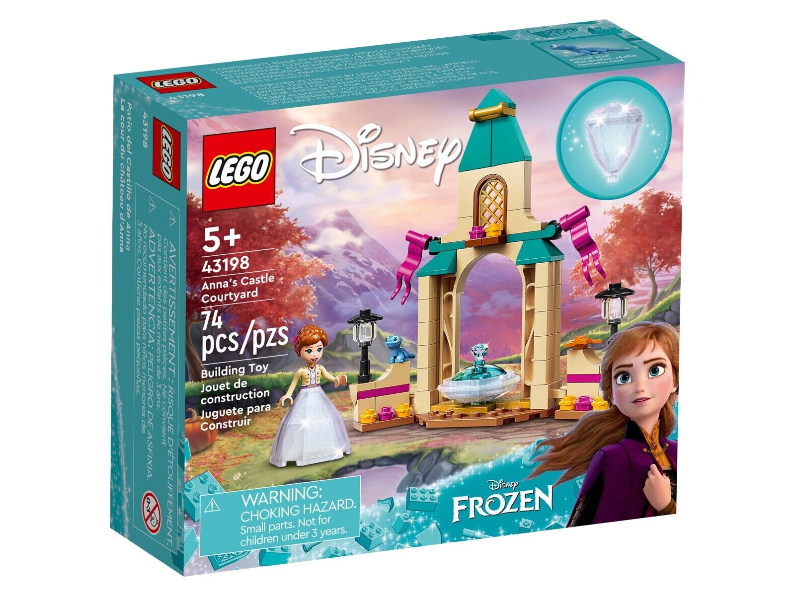 Il Cortile Del Castello Di Anna Lego Disney Frozen 43198