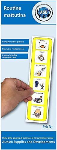 Autism Supplies & Developments- Plastica Visual Morning Routine (Italiano),