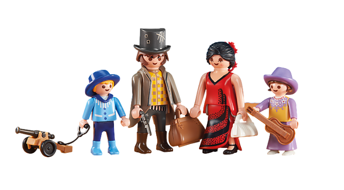 PLAYMOBIL 6323 Famiglia del Far West  #PL1