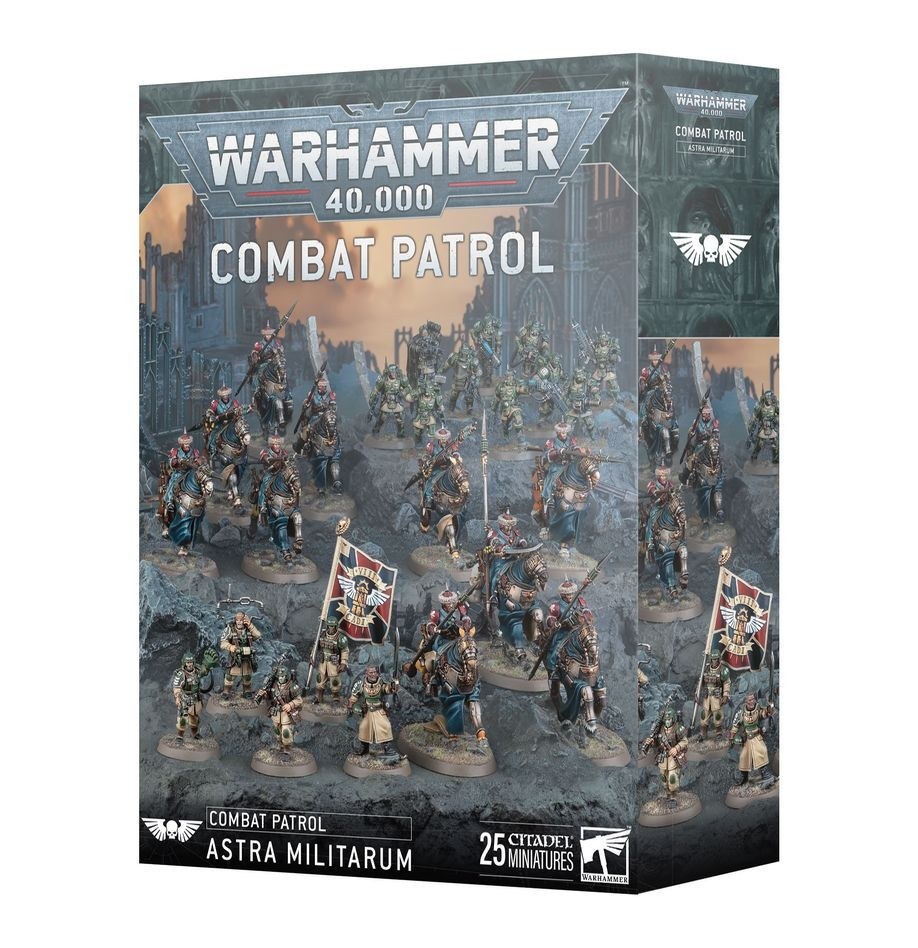 PATTUGLIA DA COMBATTIMENTO combat patrol ASTRA MILITARUM set di miniature WARHAM