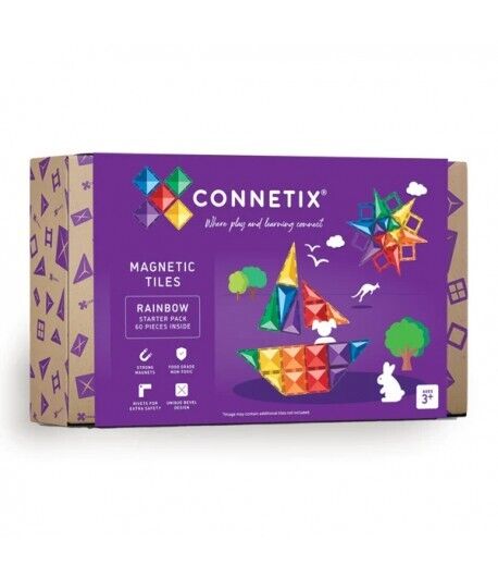 Connetix costruzioni rainbow 60 pz CON-C-60