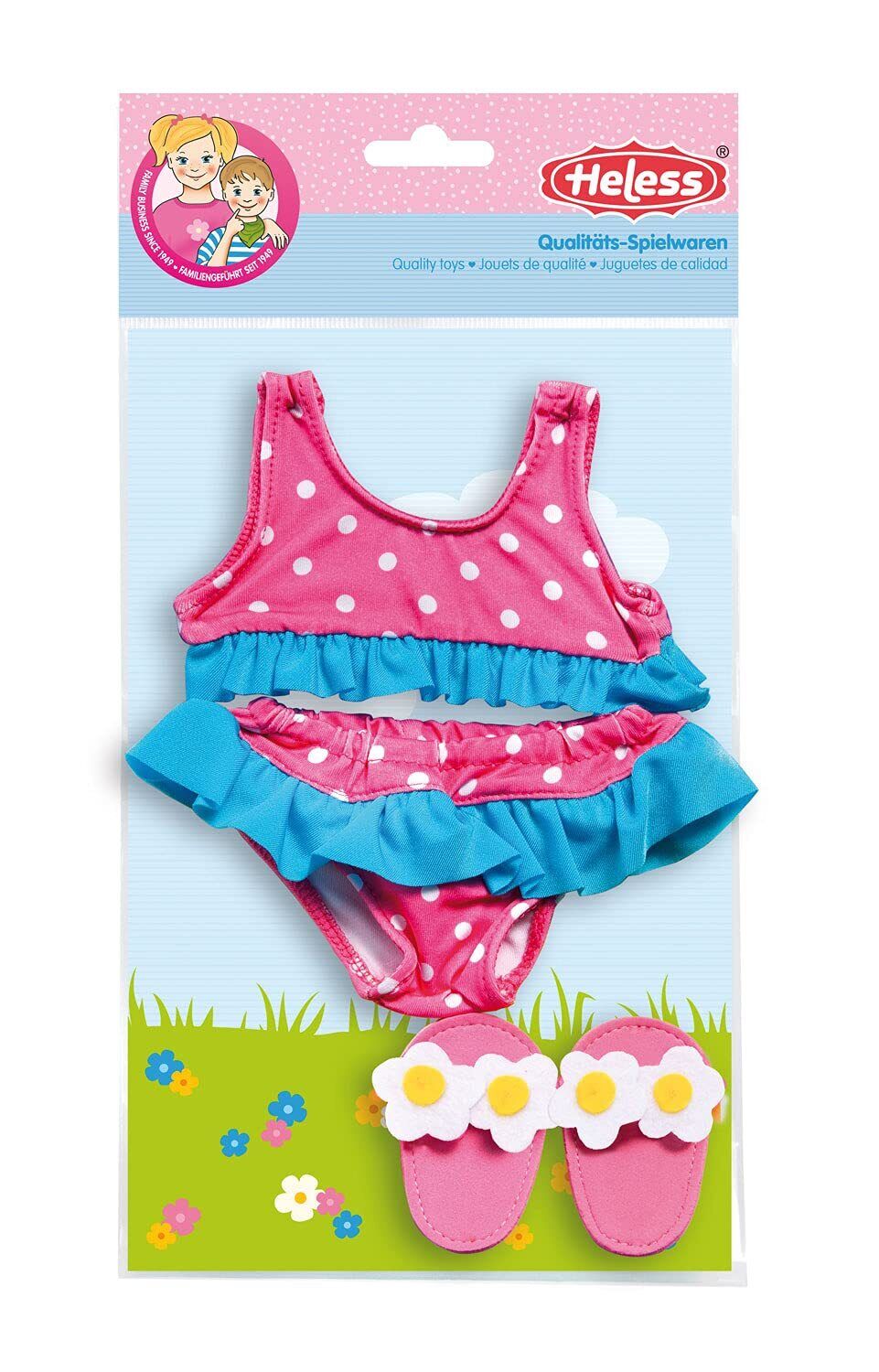 Heless 187Heless Bikini with Slipper for Small Doll
