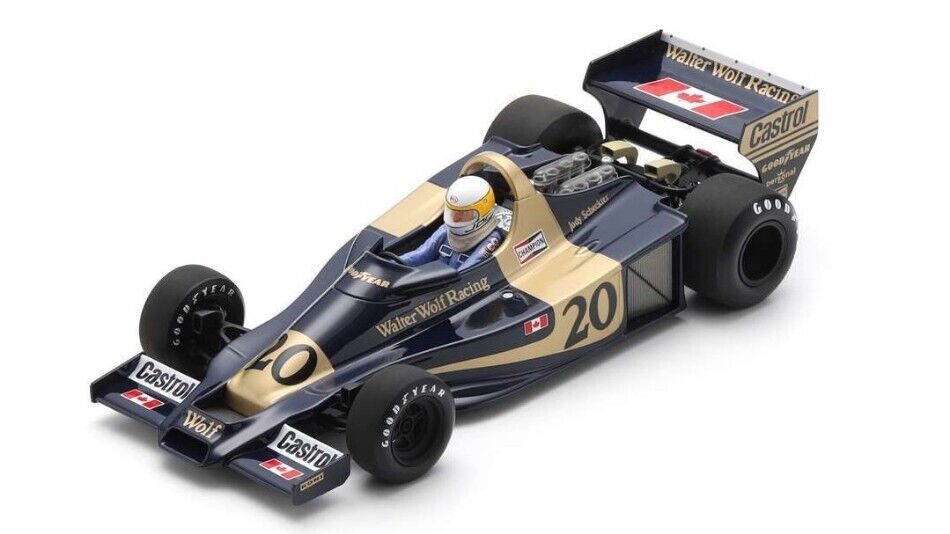 SPARK MODEL 18S372 WOLF WR1 JODY SCHECKTER 1977 N.20 WINNER MONACO GP 1:18