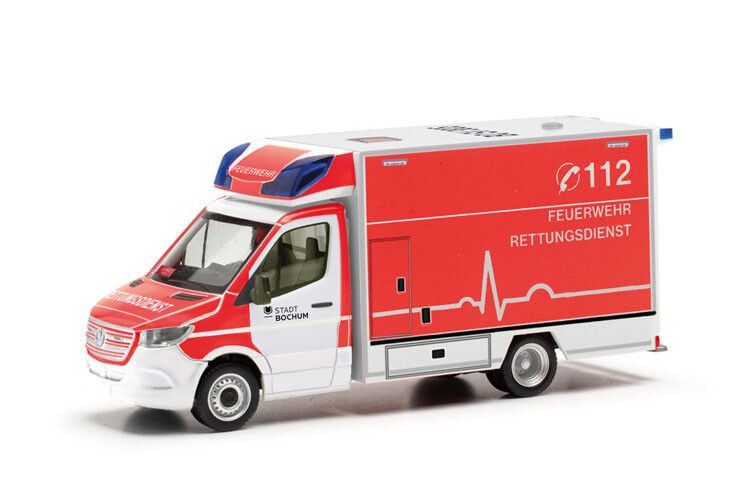 HERPA - MERCEDES BENZ Sprinter ambulanza di Bochum - 1/87 - HER097116