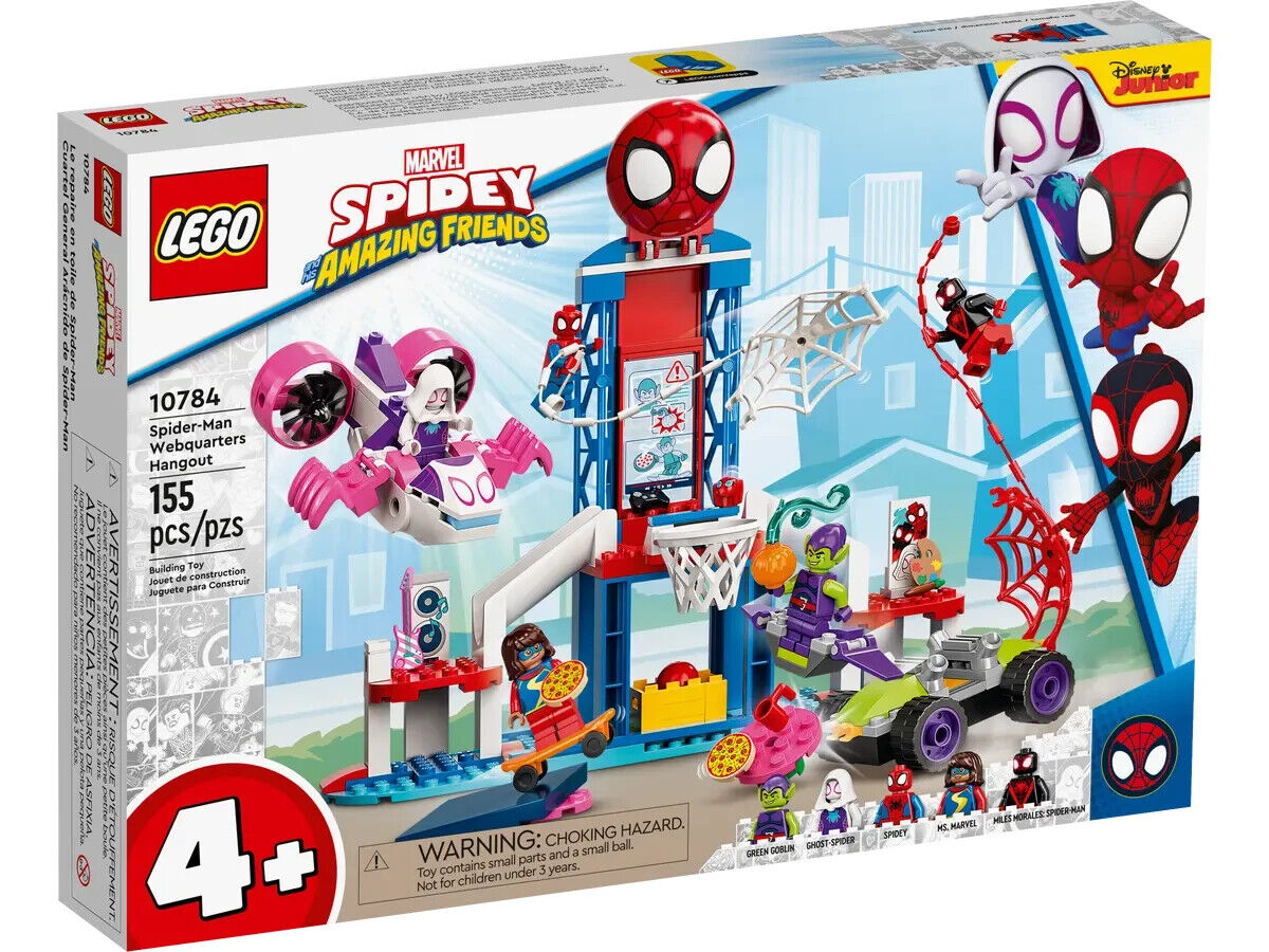 LEGO Marvel Spidey 10784 I Webquarters di Spider-Man Nuovo MISB Sigillato