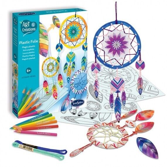 Attività Creativa Plastic Folie Attrape-Rêves (6+) - Sentosphère 20850