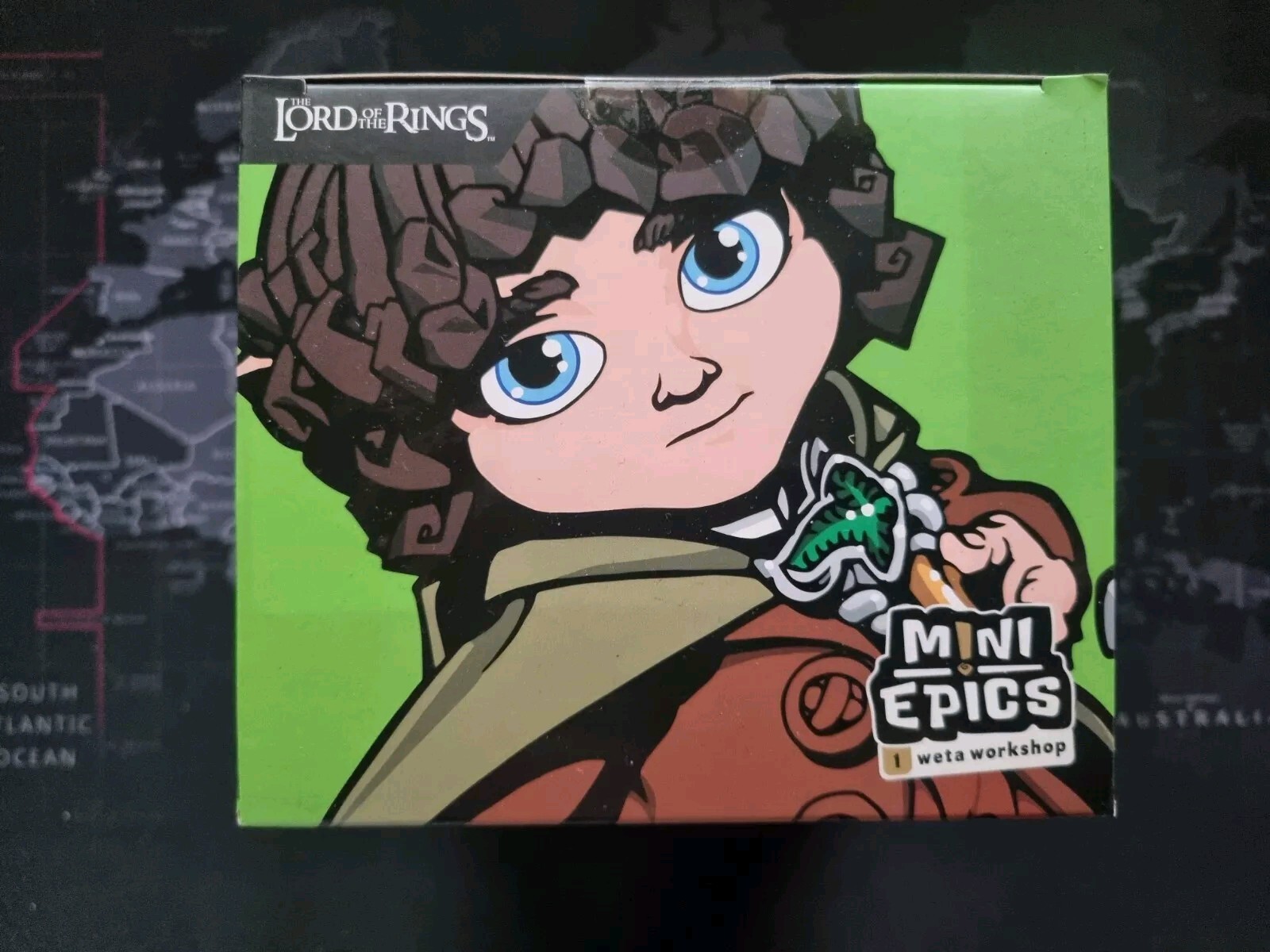 Il Signore Degli Anelli Mini Epics Vinile Figura Frodo Baggins 11 Cm Weta Wor...