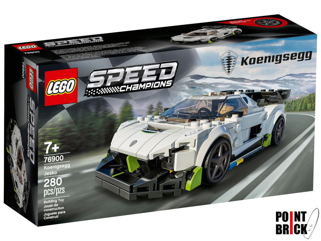 LEGO 76900 SPEED CHAMPIONS Koenigsegg Jesko - Auto da corsa