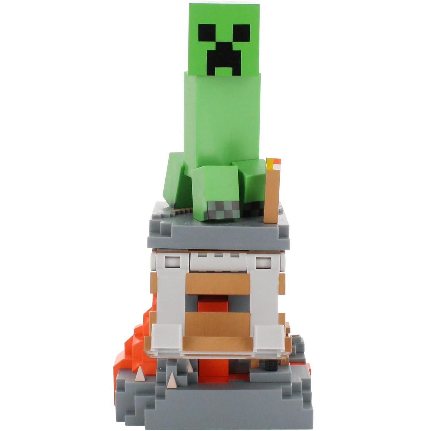 CABLE GUY MINECRAFT CREEPER STATUETTA STAND BASE RICARICA SMARTPHONE CONTROLLER