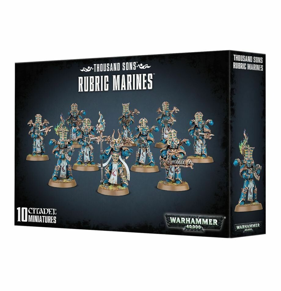 GAMES WORKSHOP WARHAMMER 40.000 THOUSAND SONS RUBRIC MARINES - 43-35