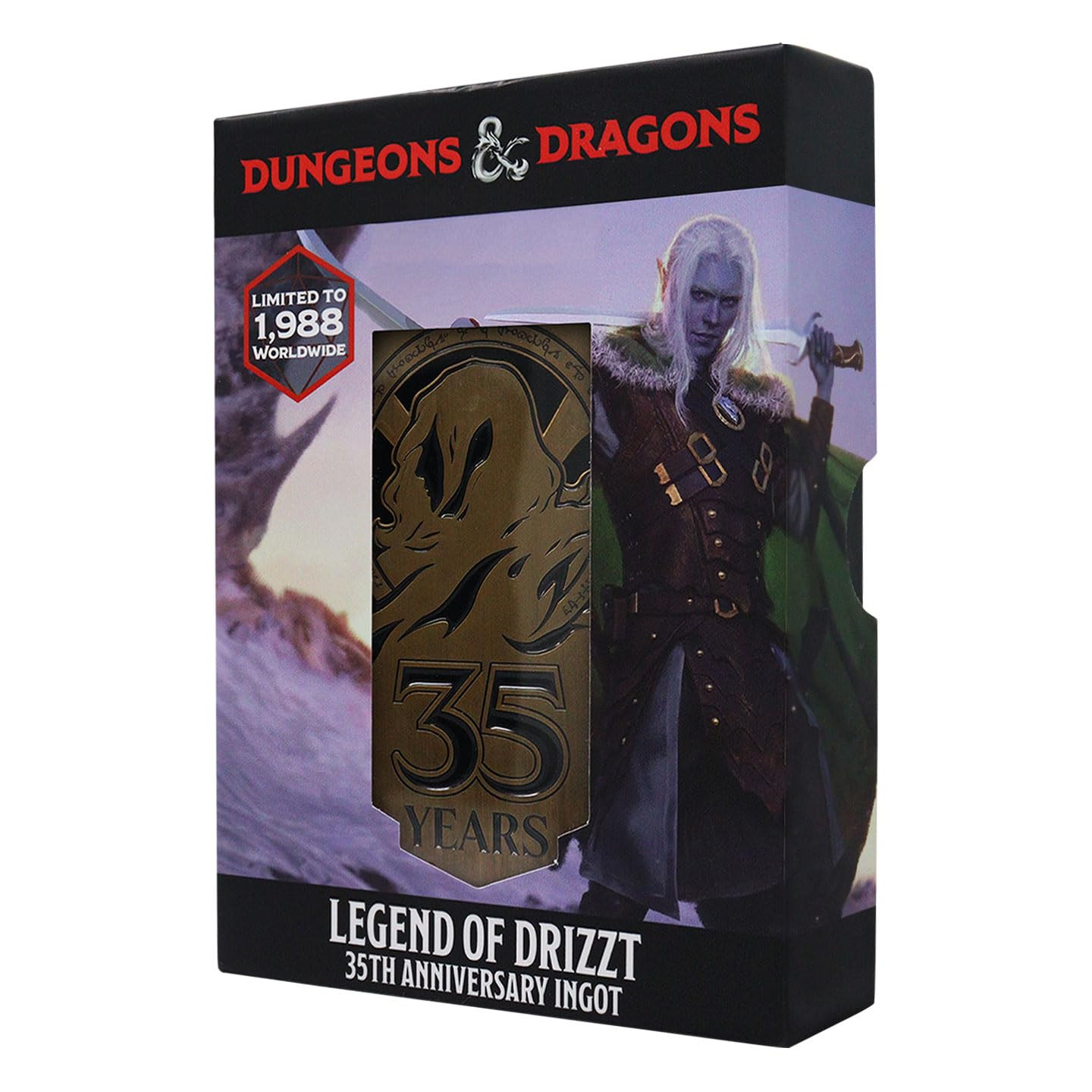 FaNaTtik Dungeons & Dragons Lingot 35° Anniversario Legend of Drizzt Edizione Li