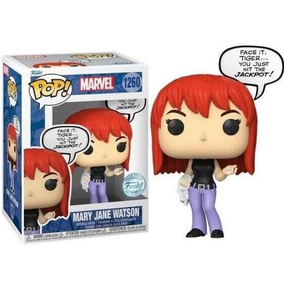 FUNKO POP ! MARVEL (1260) MARY JANE WATSON SPECIAL EDITION BOBBLE-HEAD FIGURE