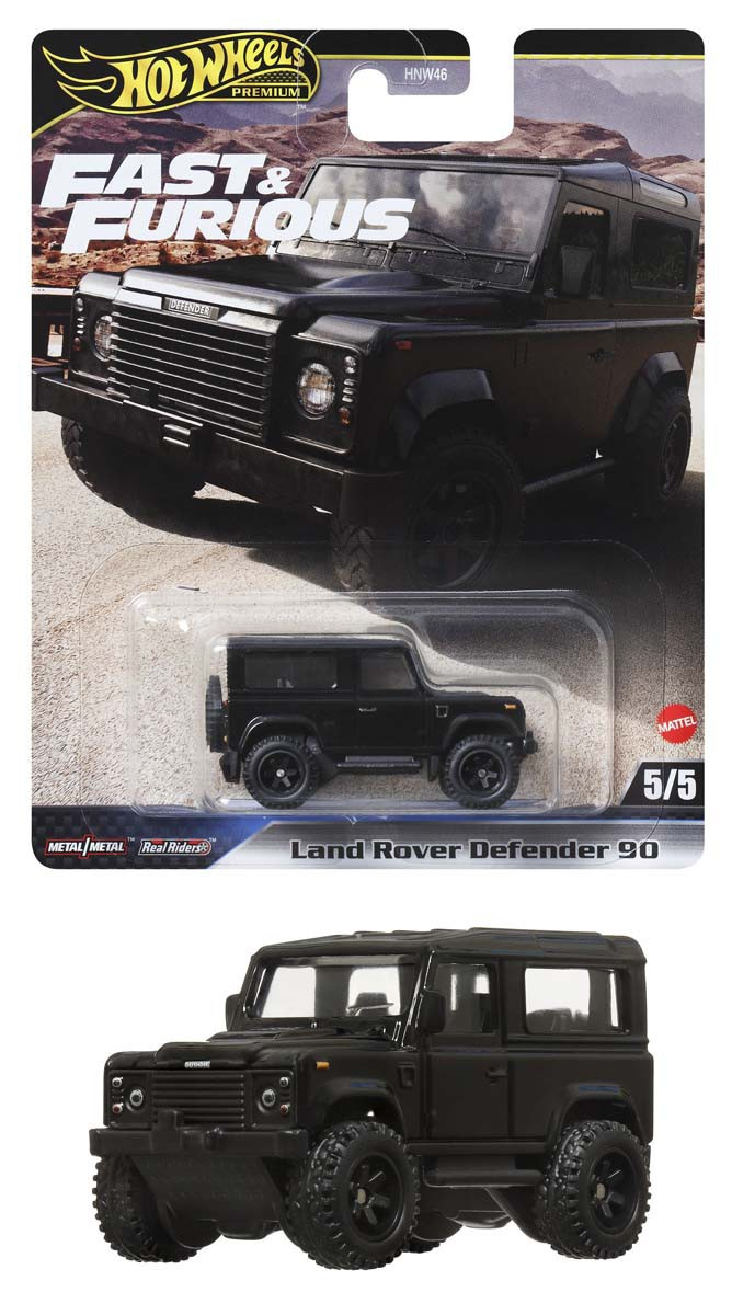 FAST FURIOUS Modello Auto LAND ROVER DEFENDER 1:64 Hot Wheels HYP74