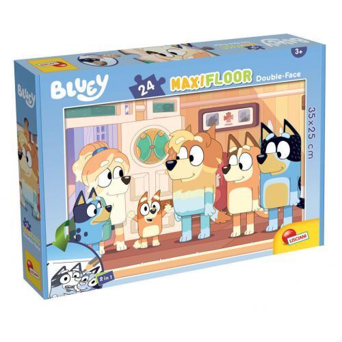 Lisciani LSC99580 Puzzle da 24 Pezzi Maxi - Double Face: Bluey