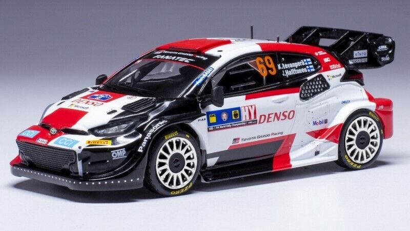 Toyota Yaris GR WRC Centrral European Rally 2023 Rovanpera-Haltt 1:43 IXO RAM908