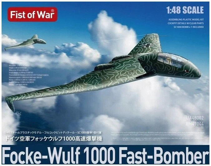 Modelcollect Focke-Wulf 1000 Fast-Bomber Kit Montaggio 1/48
