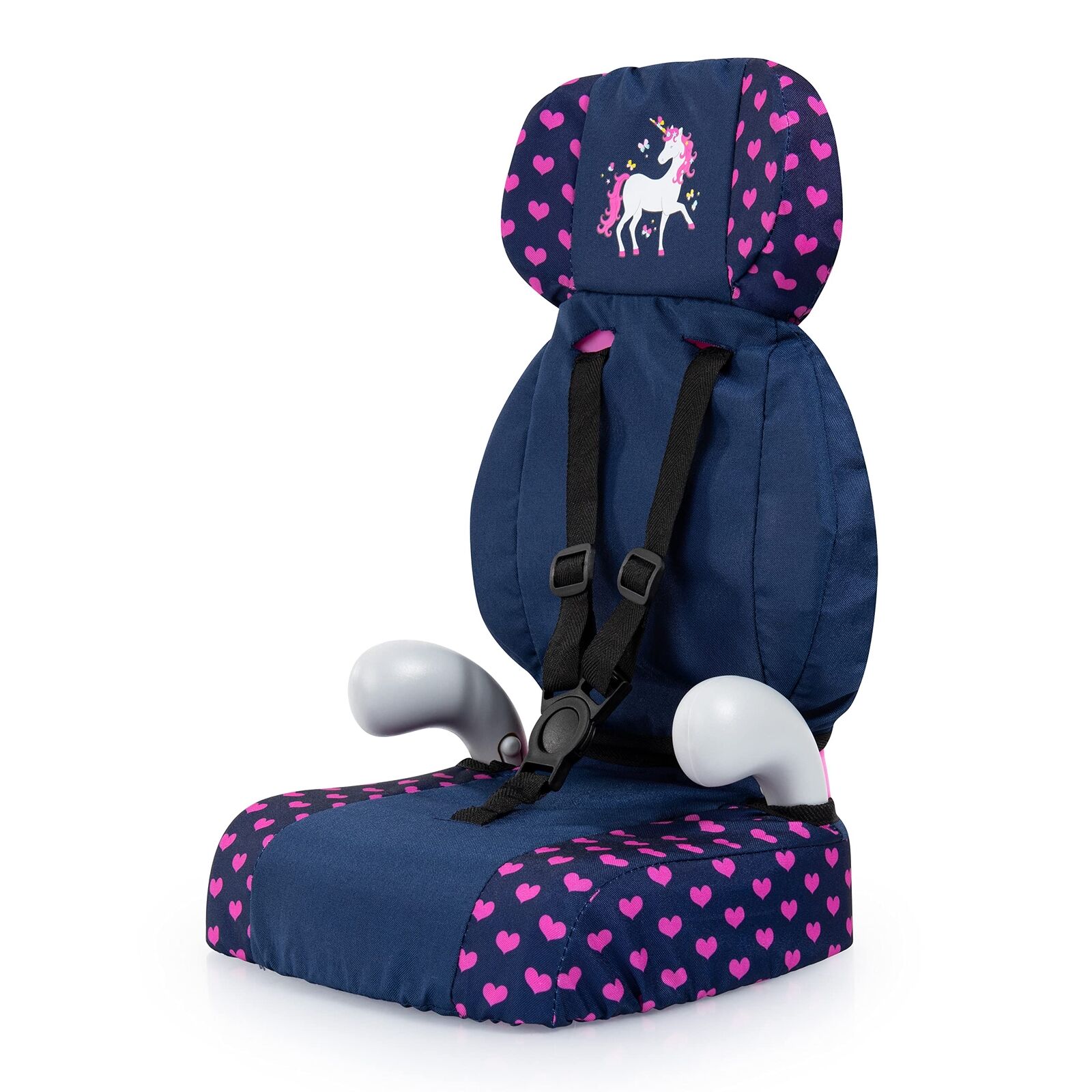 Doll's car, booster seat, doll accessories